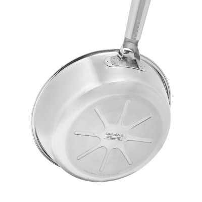 Chảo SUIT STS LocknLock  - hệ thống khóa dầu - Thép không gỉ - Thiết kế móc treo - Dùng bếp từ - Màu tự nhiên