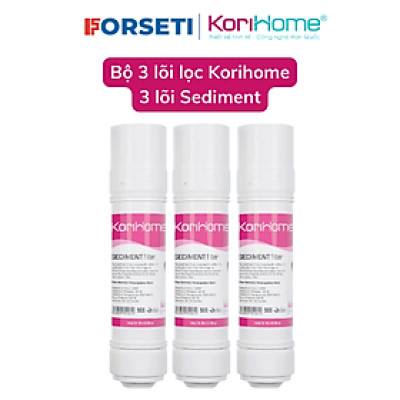 Combo 3 lõi lọc nước Sediment KoriHome  - Hàng Chính Hãng