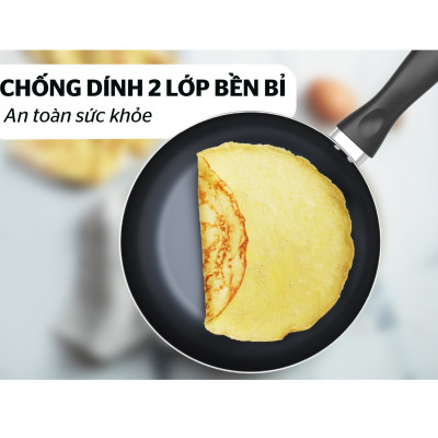 CHẢO TRƠN CHỐNG DÍNH SUNHOUSE SAVING SV26 - Hàng Chính Hãng