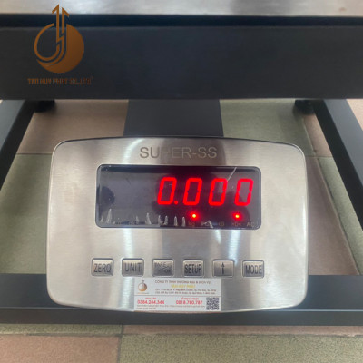 Cân Ghế Điện Tử JPS - Mặt Bàn Cân 500x600MM - Đầu Chỉ Thị Chống Nước