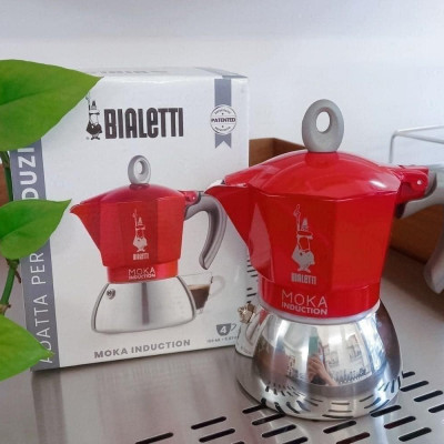 ẤM PHA CAFE BIALETTI MOKA EXPESSO ITALY 4 cốc Hàng chính hãng
