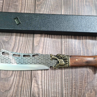 DAO BẾP , DAO CHẶT THÉP KHÔNG RỈ CAO CẤP MÃ A6 TR12 NTVN top