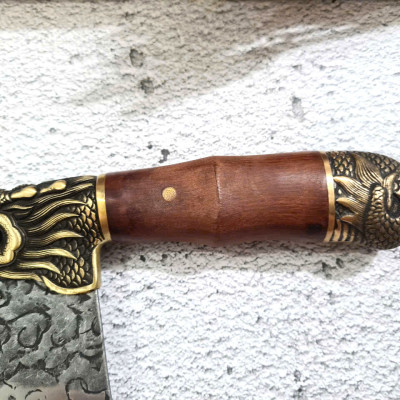 DAO BẾP - DAO THÁI KHÂU RỒNG MÃ A4 DT152 NT topcomshop vn