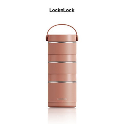 Bộ hộp cơm giữ nhiệt LocknLock Tower Vacuum Lunch Box - LHC8058 - Hàng chính hãng