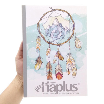 Combo 5 Tập Souvenir Kẻ Ngang 120 Trang ĐL 58-60g/m2 - Haplus 5754 (Mẫu Màu Giao Ngẫu Nhiên)
