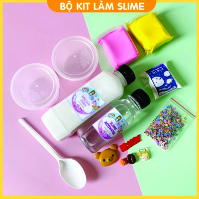 Tổng hợp bộ kit làm slime giá rẻ cho học sinh