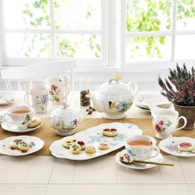 Sét bát, đĩa , ấm, chén 37 món Lenox Butterfly Meadow Hàng chính hãng