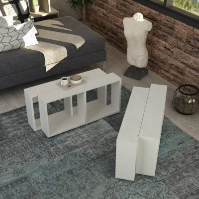 Bàn sofa dáng thấp cho phòng khách SMLIFE Calvin