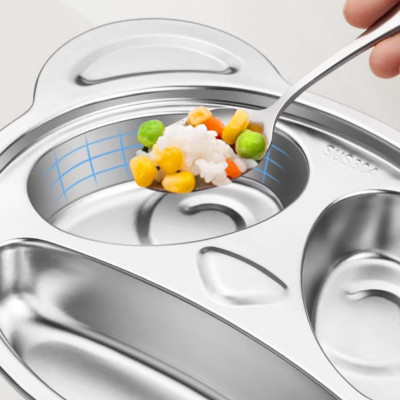 KHAY ĂN DẶM INOX 304 – NHIỀU HÌNH DỄ THƯƠNG CHO BÉ YÊU