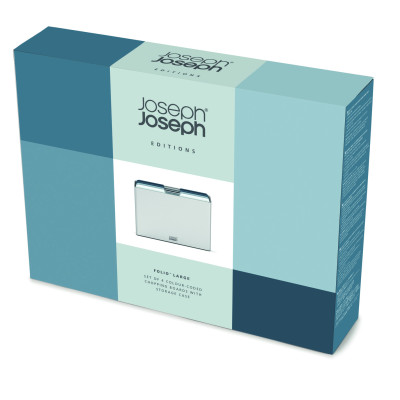 Joseph Joseph - Bộ thớt cao cấp Folio 4-piece Chopping Board Set Large Blue 003130