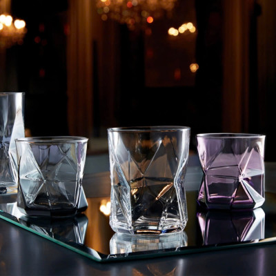 Bộ 12 ly thủy tinh Cassiopea 320ml màu khói -  Bormioli Rocco - Italy