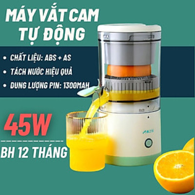 Máy Vắt Cam Tự Động-Máy Ép Hoa Quả Đa Năng Sử Dụng Sạc USB Tiện Lợi