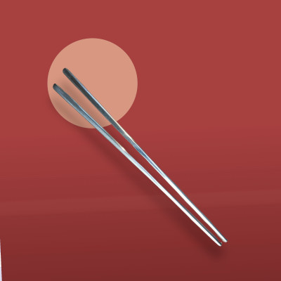 combo Sét 10 đũa ăn hàn quốc inox 304 mẫu đặc ruột 