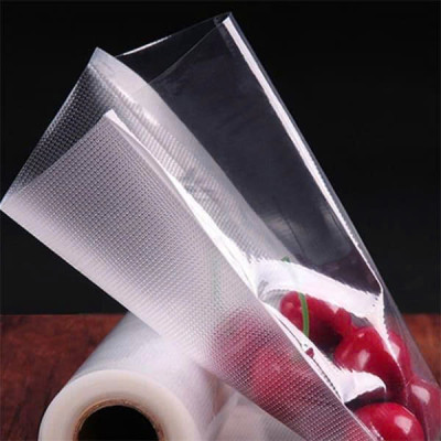 Cuộn túi hút chân không một mặt nhám, một mặt trơn đựng thực phẩm dài 5m