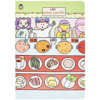 Tập Học Sinh Cô Tiên Xanh Chống Lóa - Miền Bắc - 4 Ô Ly - 48 Trang 100gsm - Lẩu Băng Chuyền