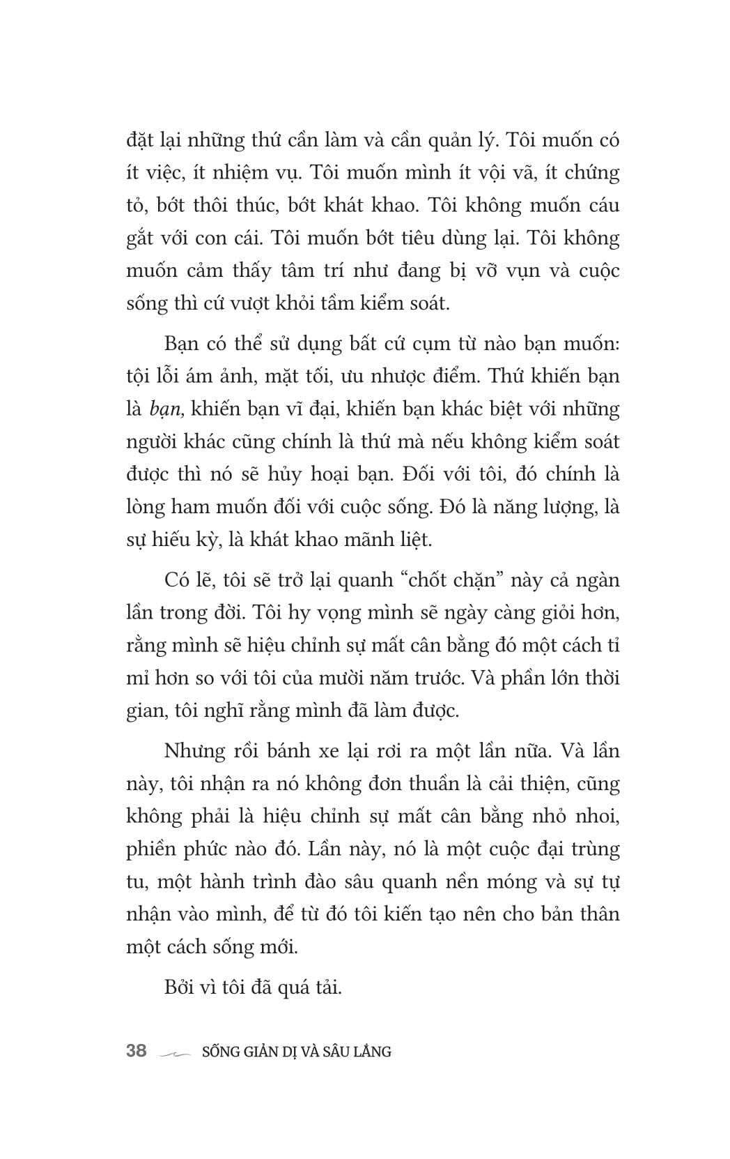 Sống Giản Dị Và Sâu Lắng