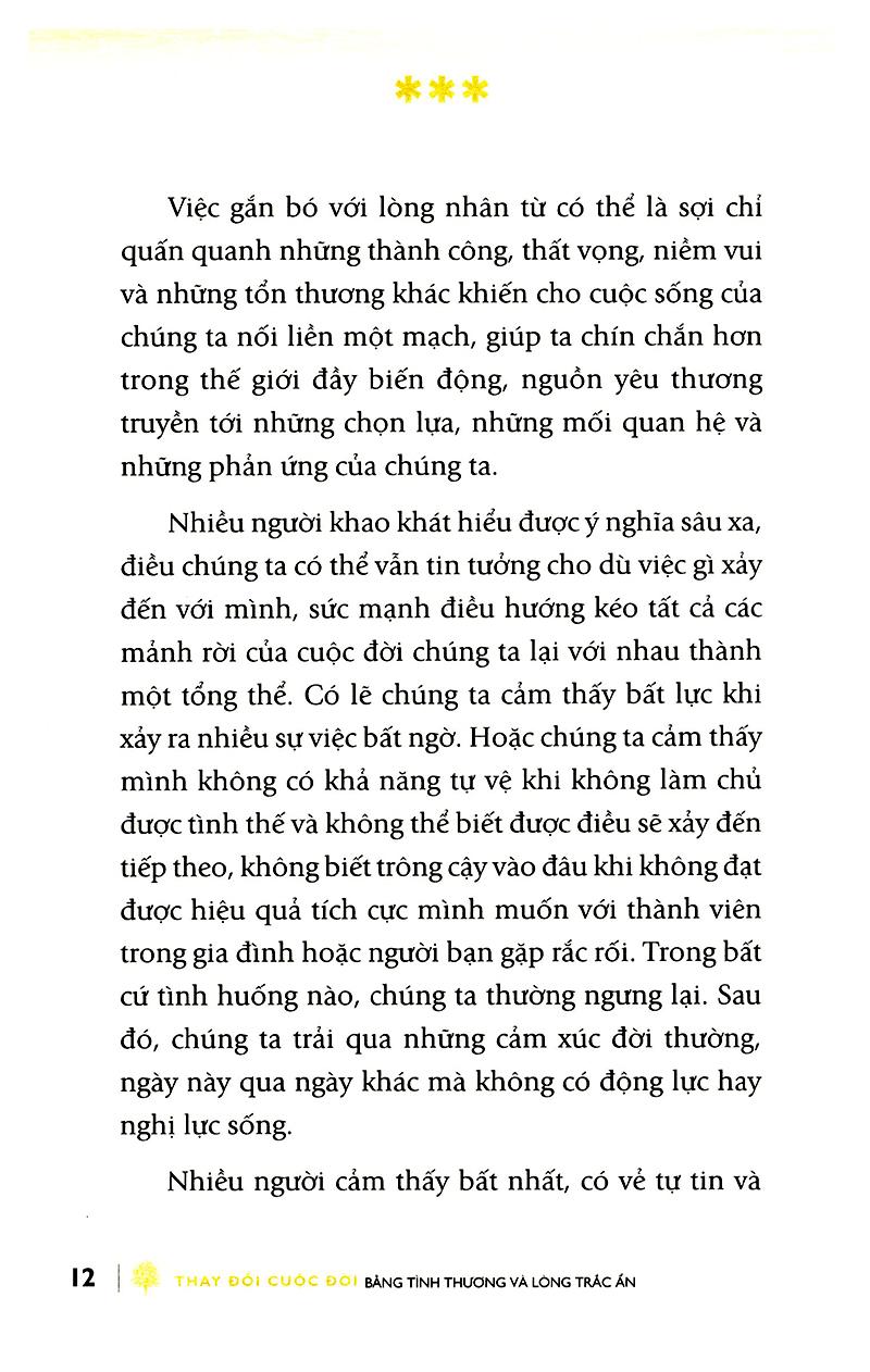Thay Đổi Cuộc Đời Bằng Tình Thương Và Lòng Trắc Ẩn