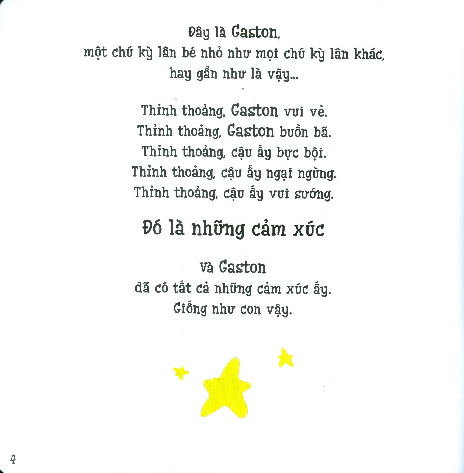 Sách Ehon Những Cảm Xúc Của Gaston - Con Hối Hận