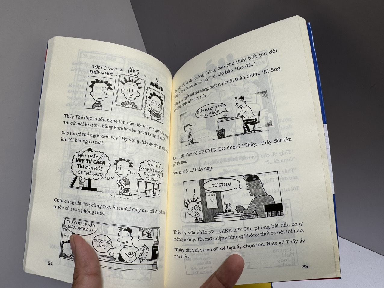 (bộ 3 cuốn truyện tranh nằm trong danh sách bán chạy nhất của New York Times) BIG NATE - HG Books