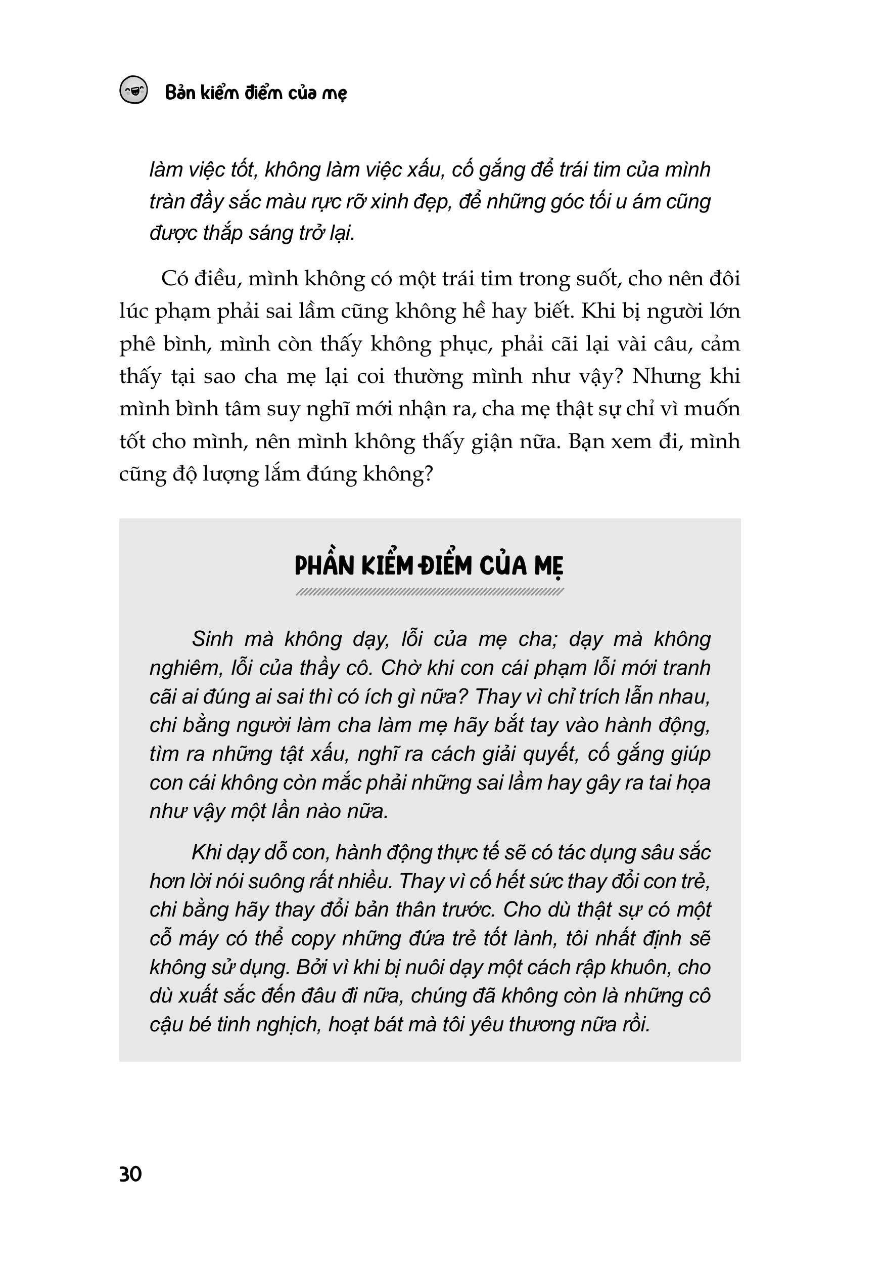 Sách - Bản Kiểm Điểm Của Mẹ - NXB Văn Học - Tiên Phong Books