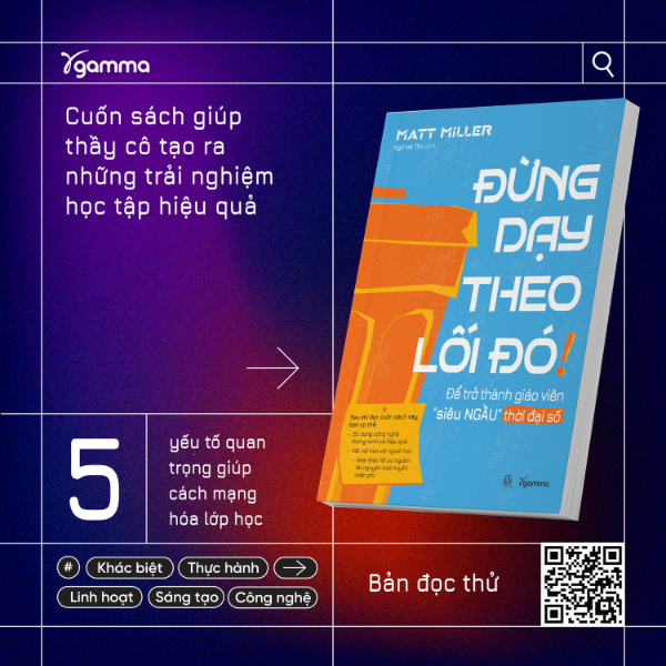 Combo Sách Của Tác Giả Matt Miller: AI Cho Thầy Cô - Hướng Dẫn Ứng Dụng Nhanh & Hiệu Quả Trong Lớp Học + Đừng Dạy Theo Lối Đó - Để Trở Thành Giáo Viên Siêu Ngầu Trong Thời Đại Số