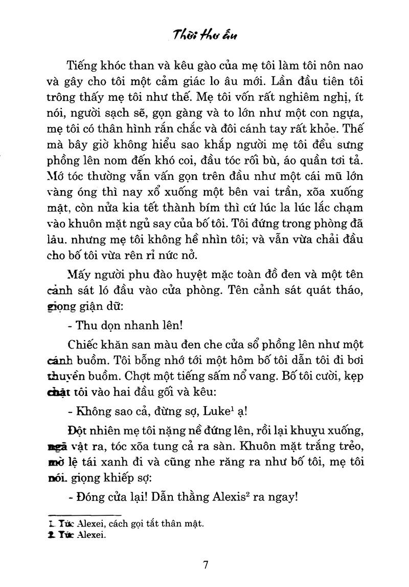 Thời Thơ Ấu (Tái Bản)