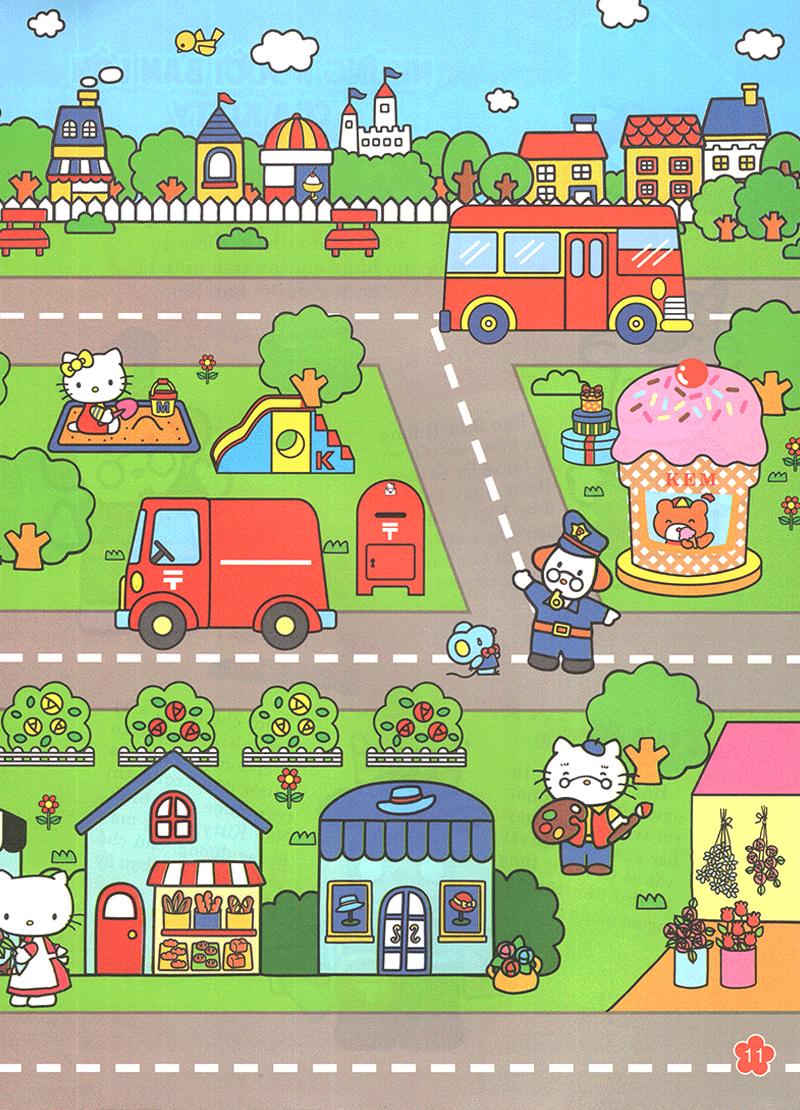 Hello Kitty - Bộ Sưu Tập 1000 Đề Can - Thế Giới Ngọt Ngào