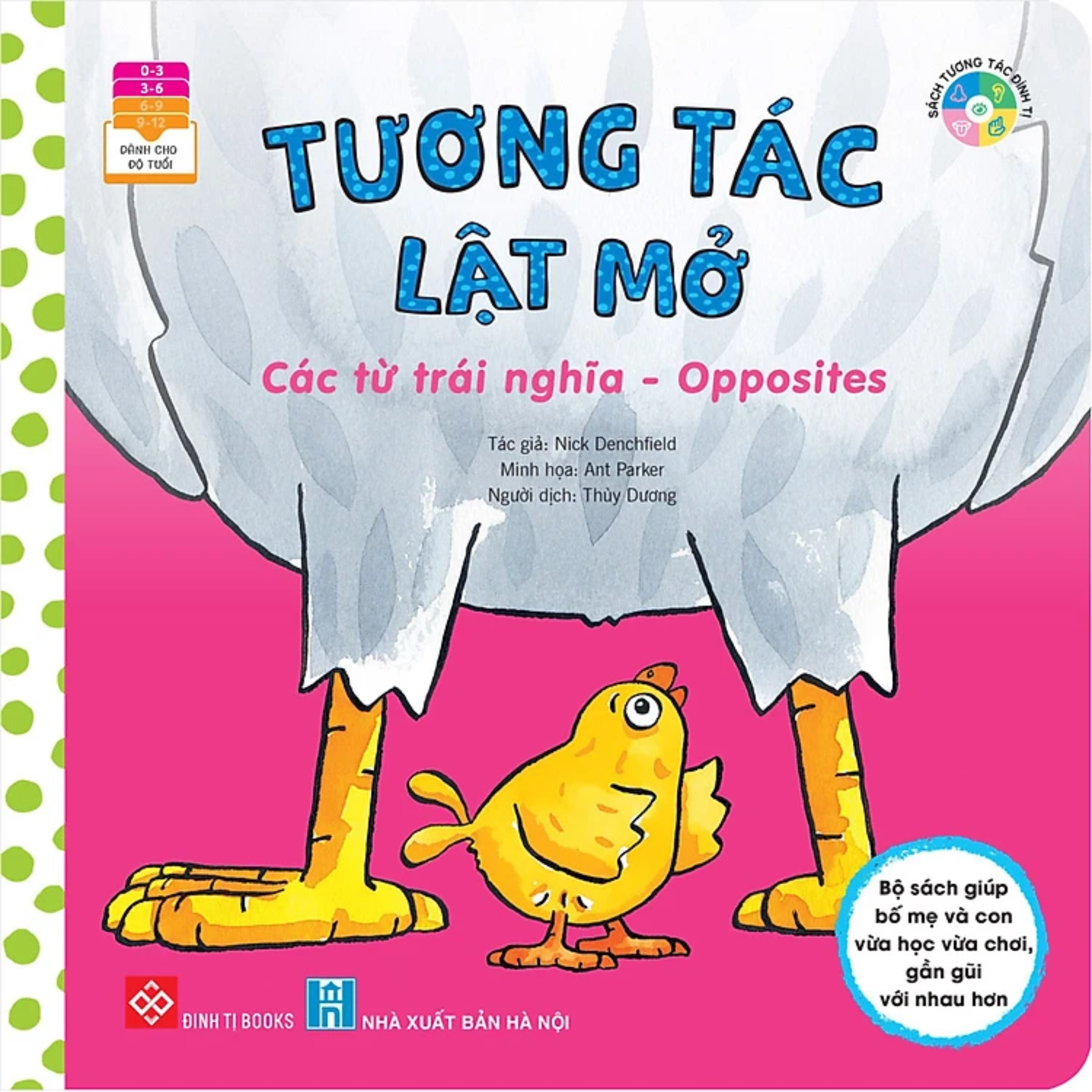 Combo 4Q Sách Song Ngữ Việt Anh Tương Tác Lật Mở: Hình Dạng - Shapes + Các Từ Trái Nghĩa - Opposites + Số Đếm - Counting + Màu Sắc - Colours