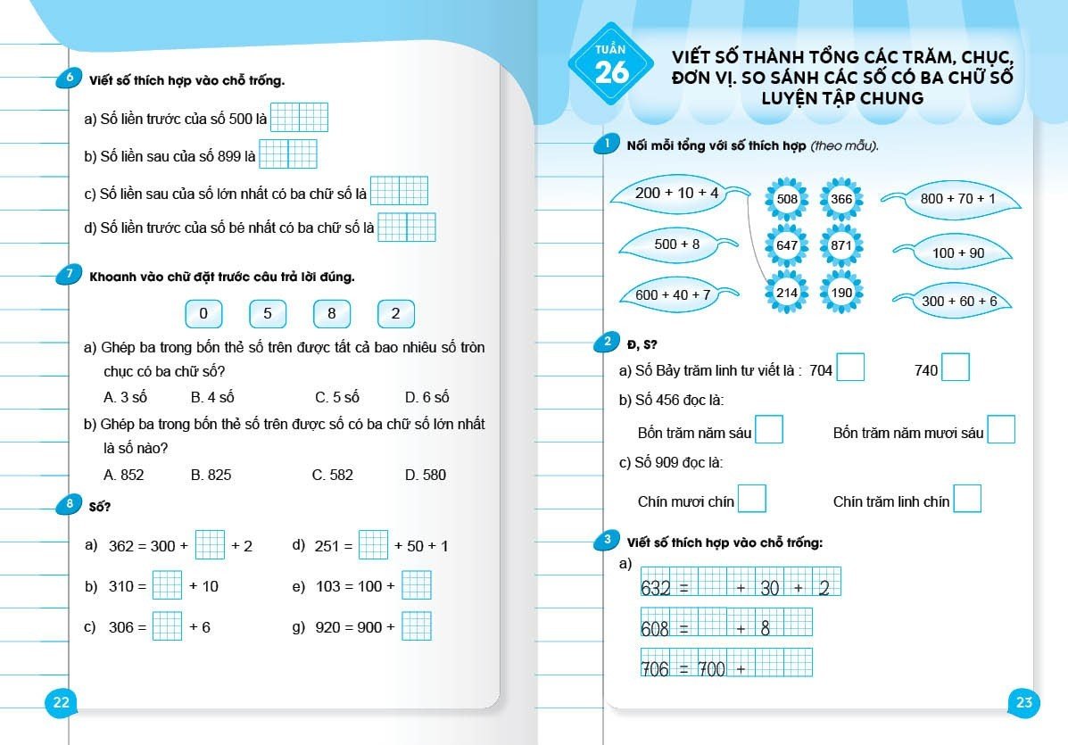 Combo Sách BÀI TẬP CUỐI TUẦN, Toán 2 - Kết nối Tri thức