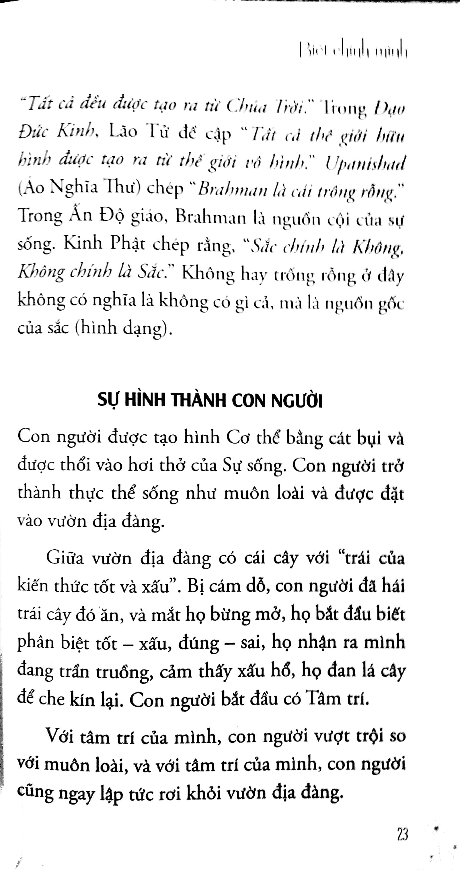 Biết Chính Mình