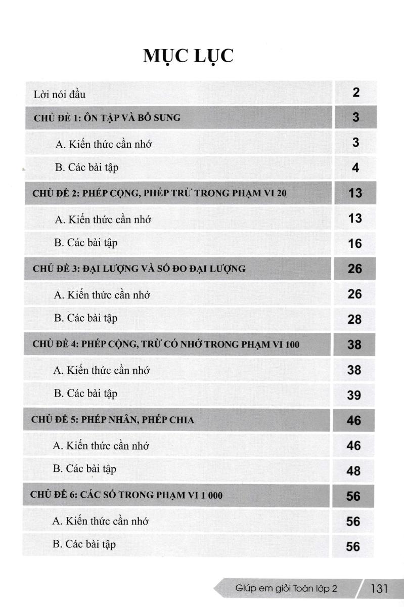 Giúp Em Giỏi Toán Lớp 2 (Biên Soạn Theo Chương Trình Giáo Dục Phổ Thông Mới)