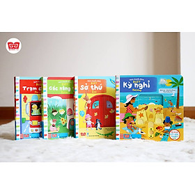 Sách tương tác - Sách chuyển động - Busy - Combo 6 chủ đề cho bé 0 - 6 tuổi - Đinh Tị Books