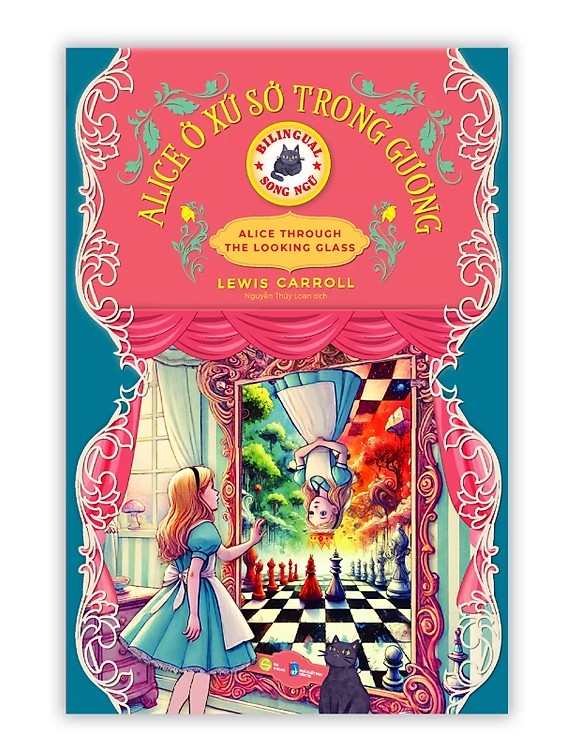 Sách - Alice ở xứ sở trong gương - Truyện song ngữ thiếu nhi (tặng file nghe & note từ vựng)
