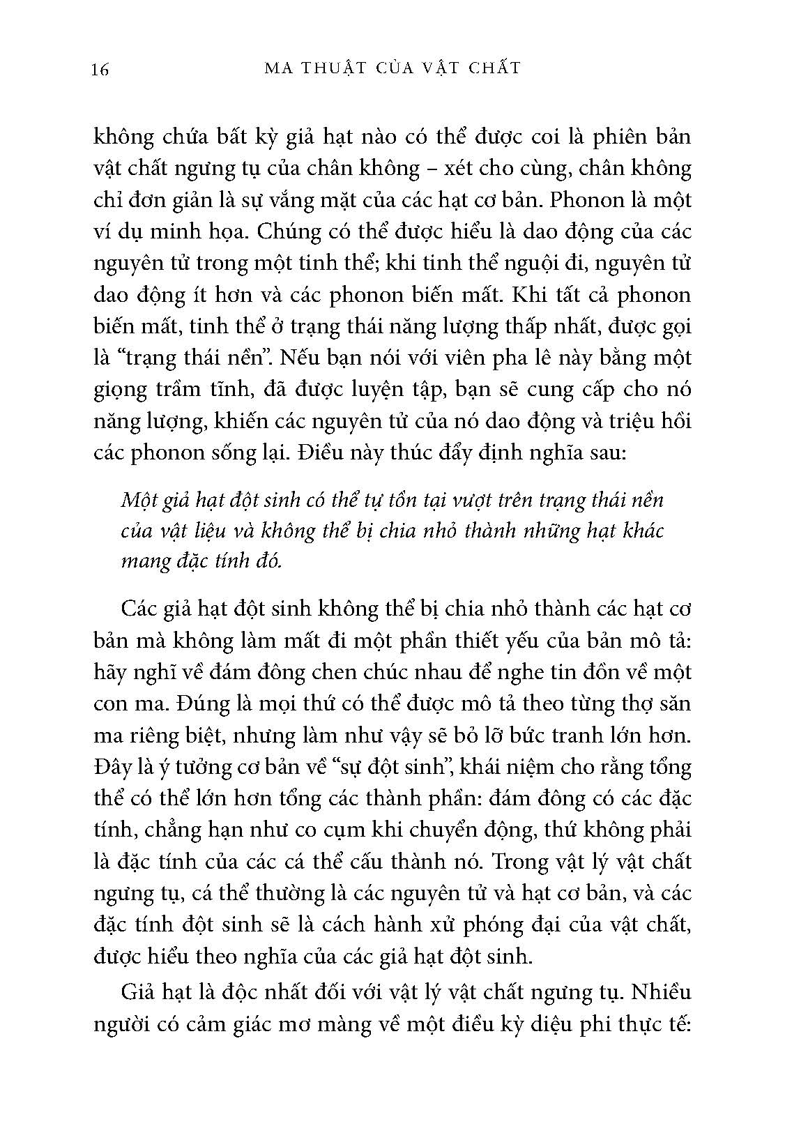 Ma Thuật Của Vật Chất - Tinh Thể, Hỗn Độn Và Phép Thuật Của Vật Lý - Felix Flicker; Phạm Miên Vũ dịch