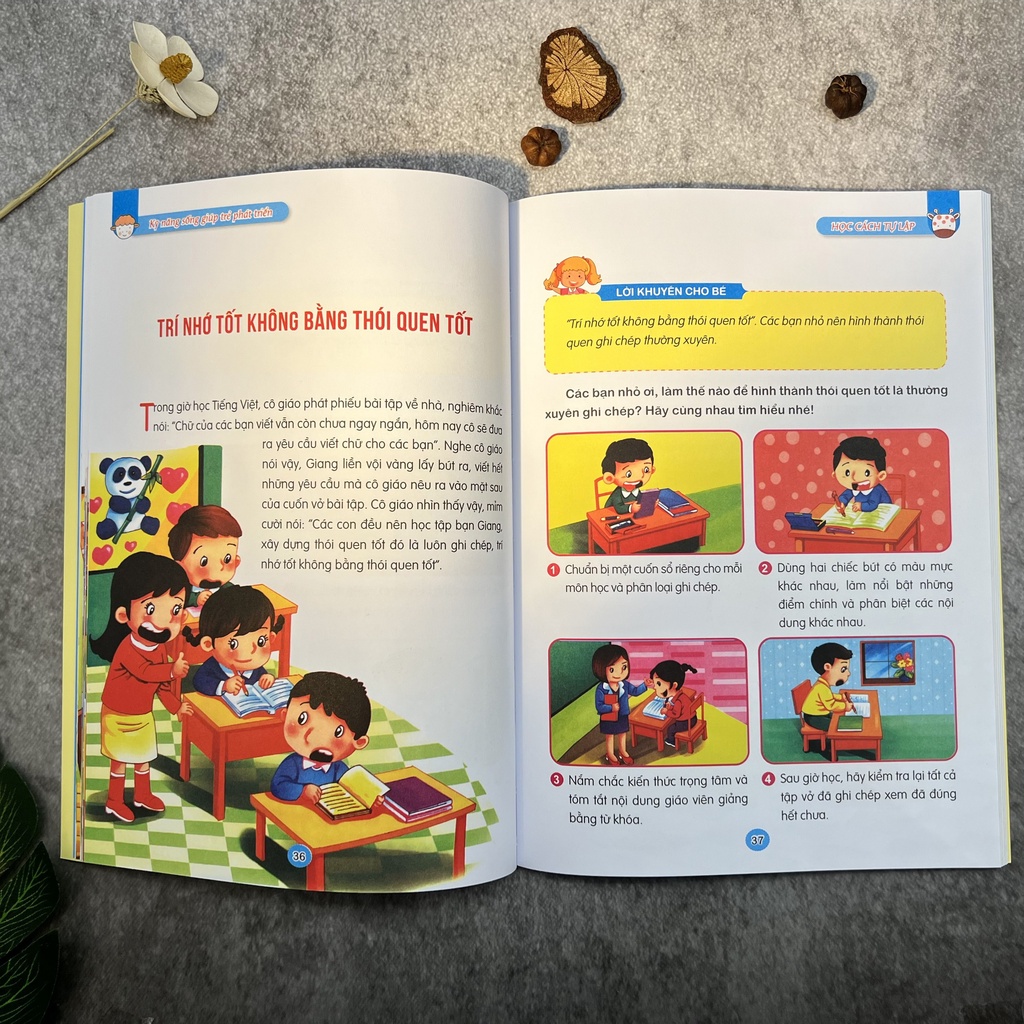 Kỹ Năng Sống Giúp Trẻ Phát Triển - Học Cách Tự Lập (Bìa Mềm Hình Ảnh Sinh Động )