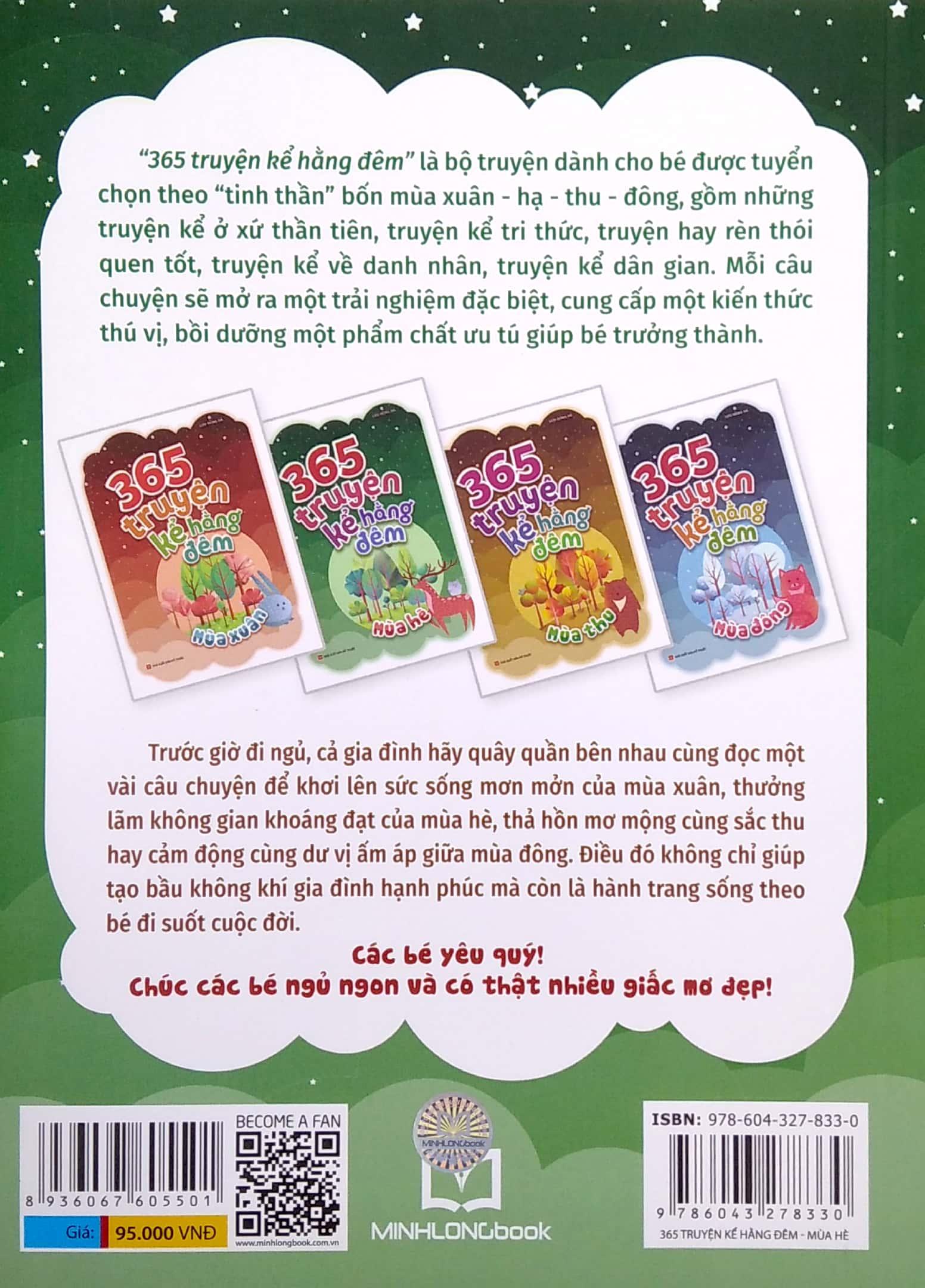365 Truyện Kể Hằng Đêm - Mùa Hè (Tái Bản 2022)