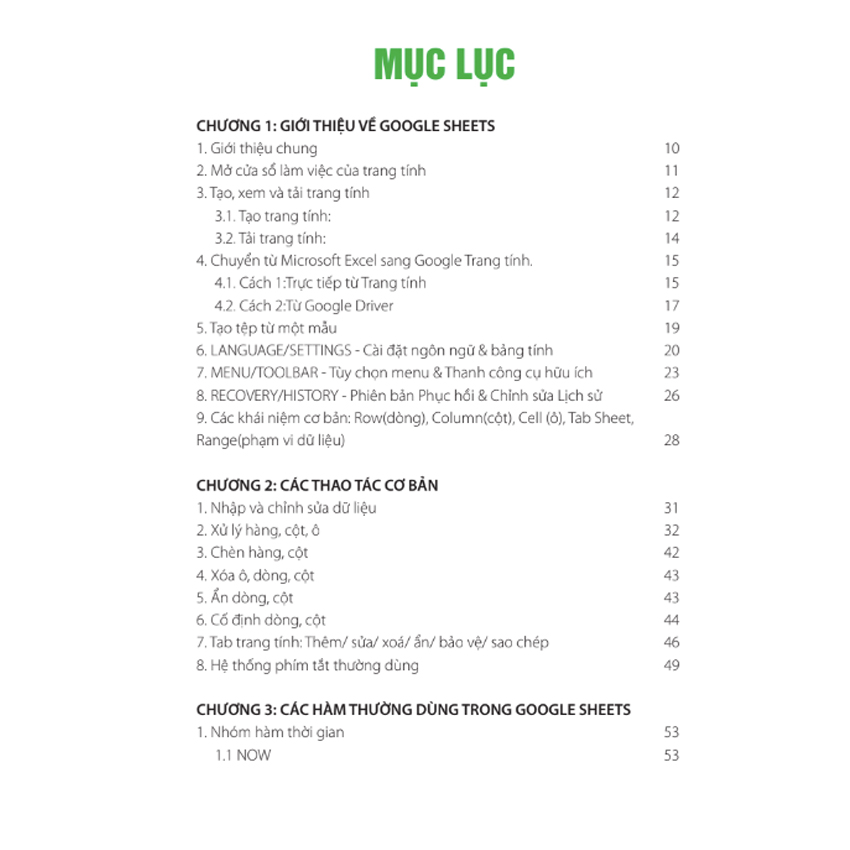 Combo 3 Sách Word - Excel - Google Sheets Unica hướng dẫn thực hành tin học văn phòng kèm video bài giảng