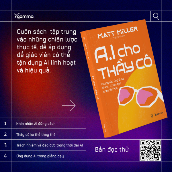 Combo Sách Của Tác Giả Matt Miller: AI Cho Thầy Cô - Hướng Dẫn Ứng Dụng Nhanh & Hiệu Quả Trong Lớp Học + Đừng Dạy Theo Lối Đó - Để Trở Thành Giáo Viên Siêu Ngầu Trong Thời Đại Số