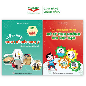 Combo 2 sách phát triển kỹ năng cho trẻ từ 4 - 14 tuổi