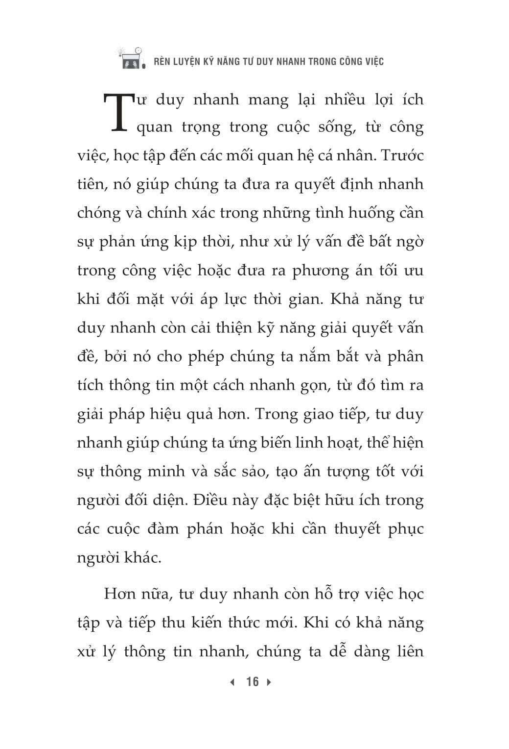 Sách - Rèn Luyện Kỹ Năng Tư Duy Nhanh Trong Công Việc