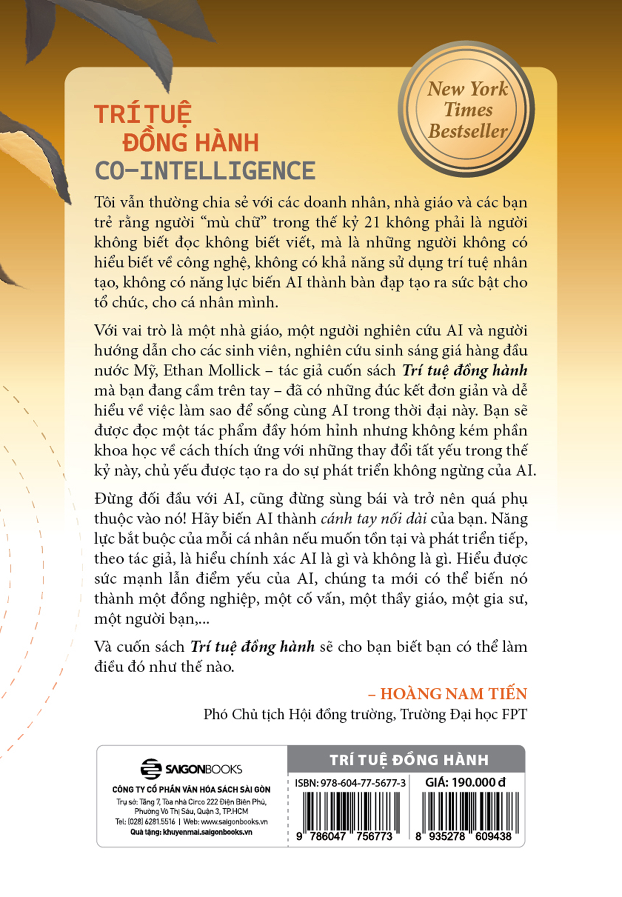 Co - Intellgence - Trí Tuệ Đồng Hành - Kỷ nguyên sống và làm việc cùng AI