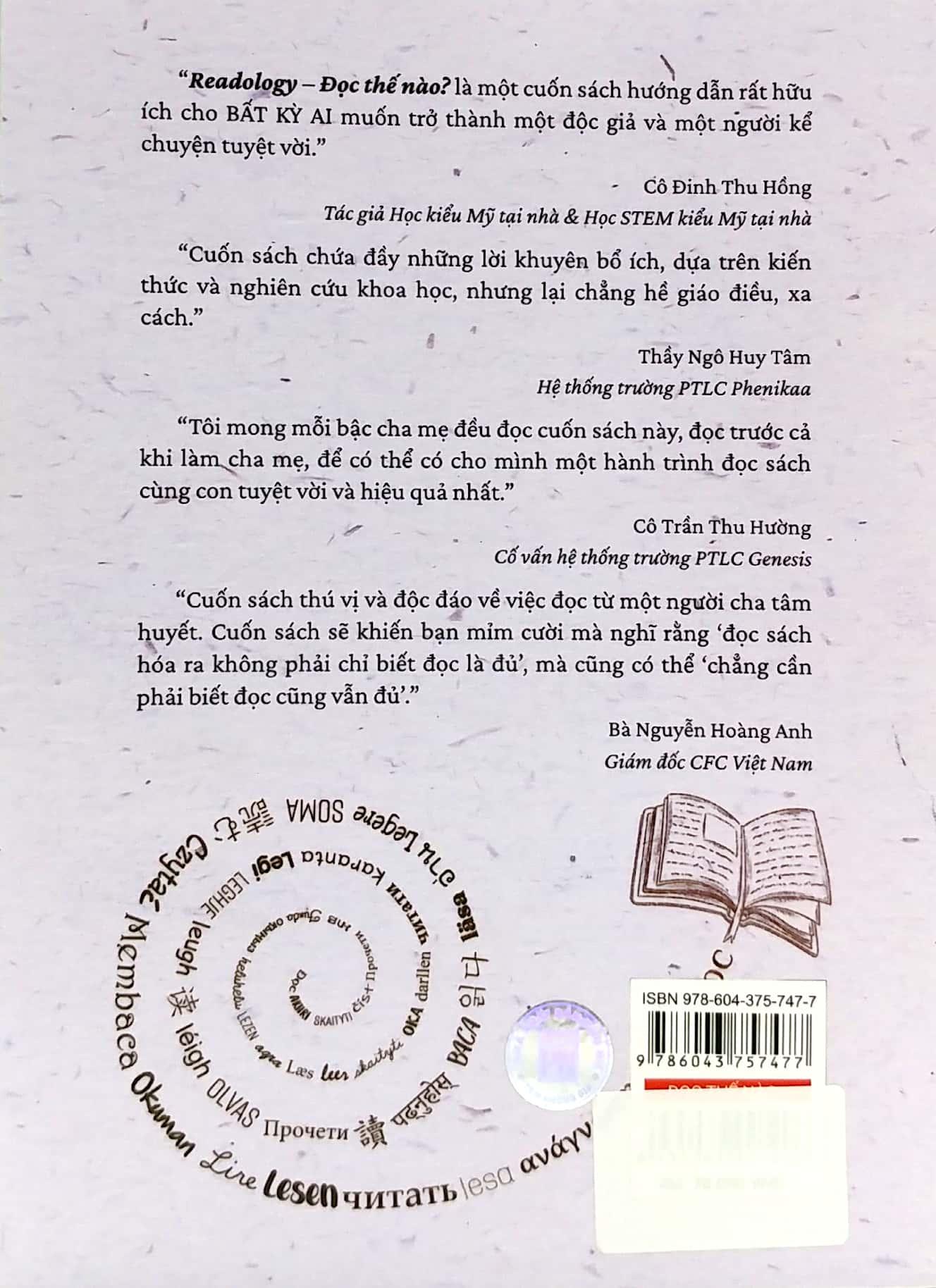 Readology: Đọc Thế Nào? - Không Thể Trì Hoãn Việc Đọc (Tái Bản 2023)