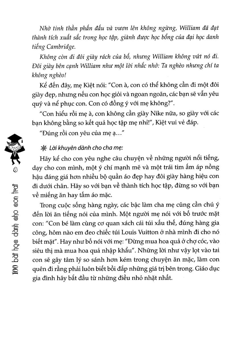 100 Bài Học Dành Cho Con Trai (Tái Bản)