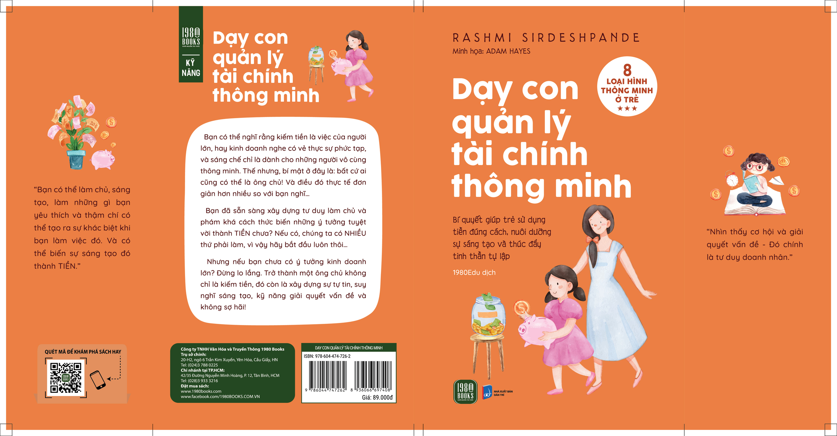 (Bộ 3 Cuốn) DẠY CON PHÁT TRIỂN TƯ DUY PHẢN BIỆN - DẠY CON QUẢN LÝ TÀI CHÍNH THÔNG MINH - DẠY CON QUẢN LÝ TIỀN BẠC - Rashmi Sirdeshpande - (bìa mềm)
