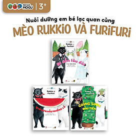 Truyện Ehon bé 3-4-5 tuổi - Bộ 3 cuốn Mèo Rukkio và Furifuri