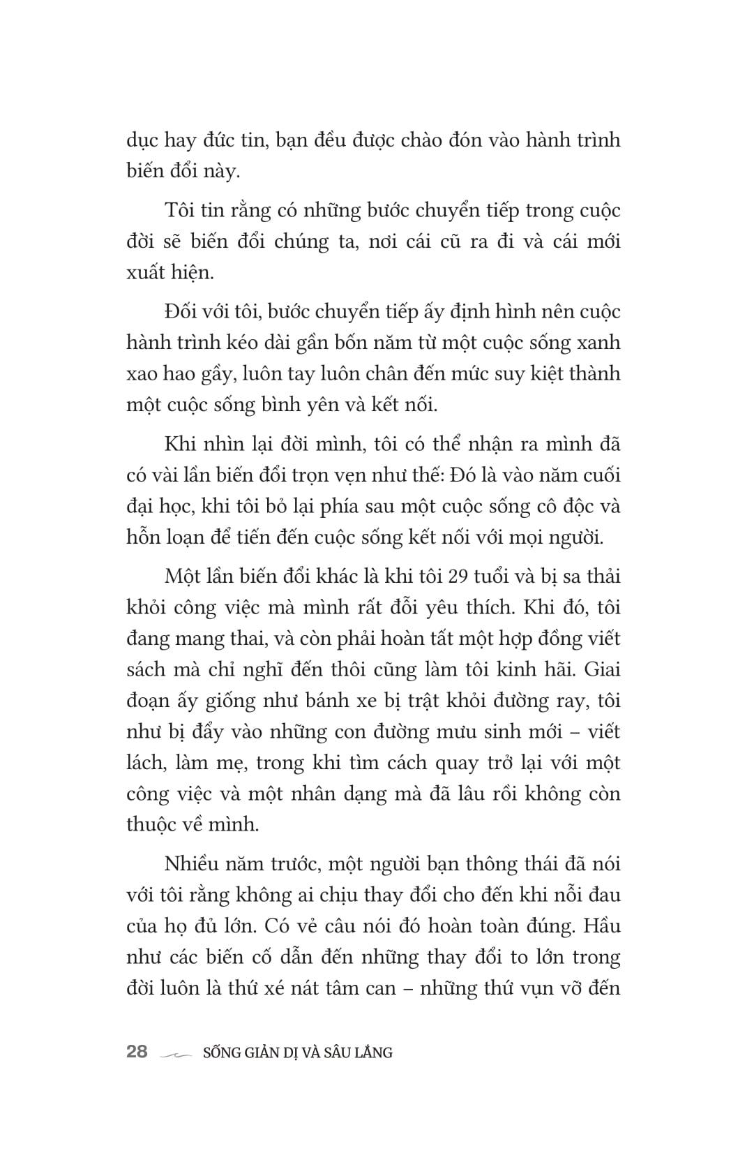 Sống Giản Dị Và Sâu Lắng