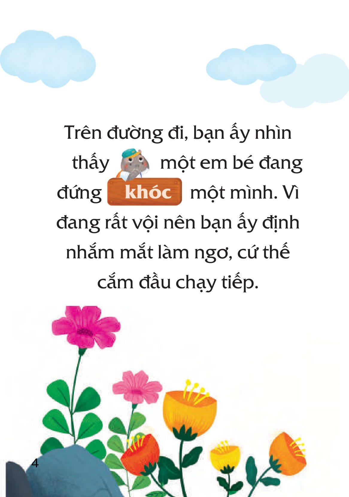 Sách Truyện Tranh Song Ngữ Việt Anh Cho Bé - Giúp Đỡ Mọi Người Thật Là Vui