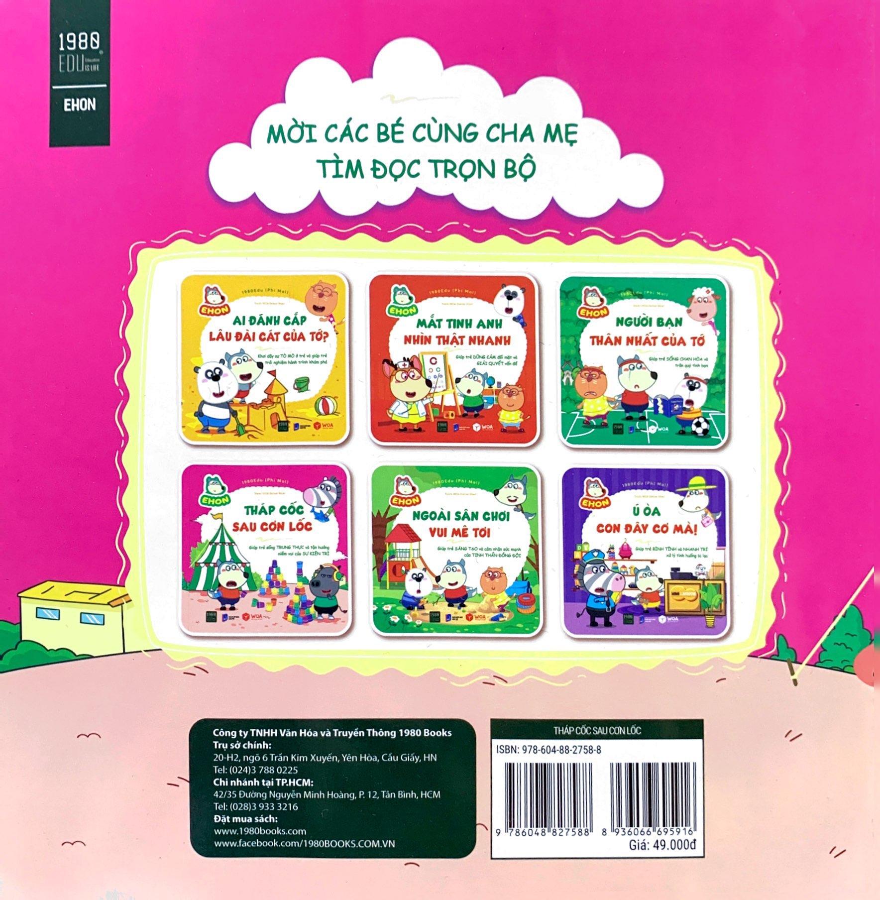 Ehon Wolfoo - Tháp Cốc Sau Cơn Lốc