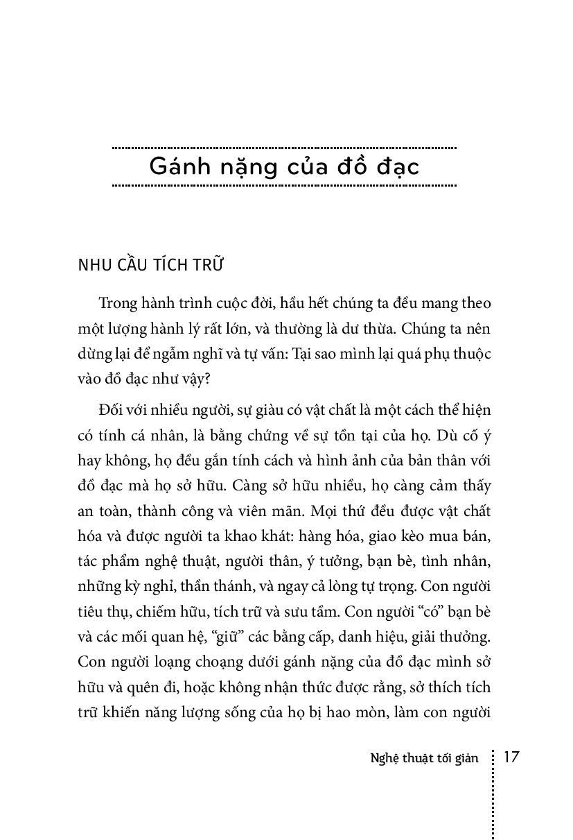Nghệ Thuật Tối Giản: Có Ít Đi, Sống Nhiều Hơn (Tái bản)