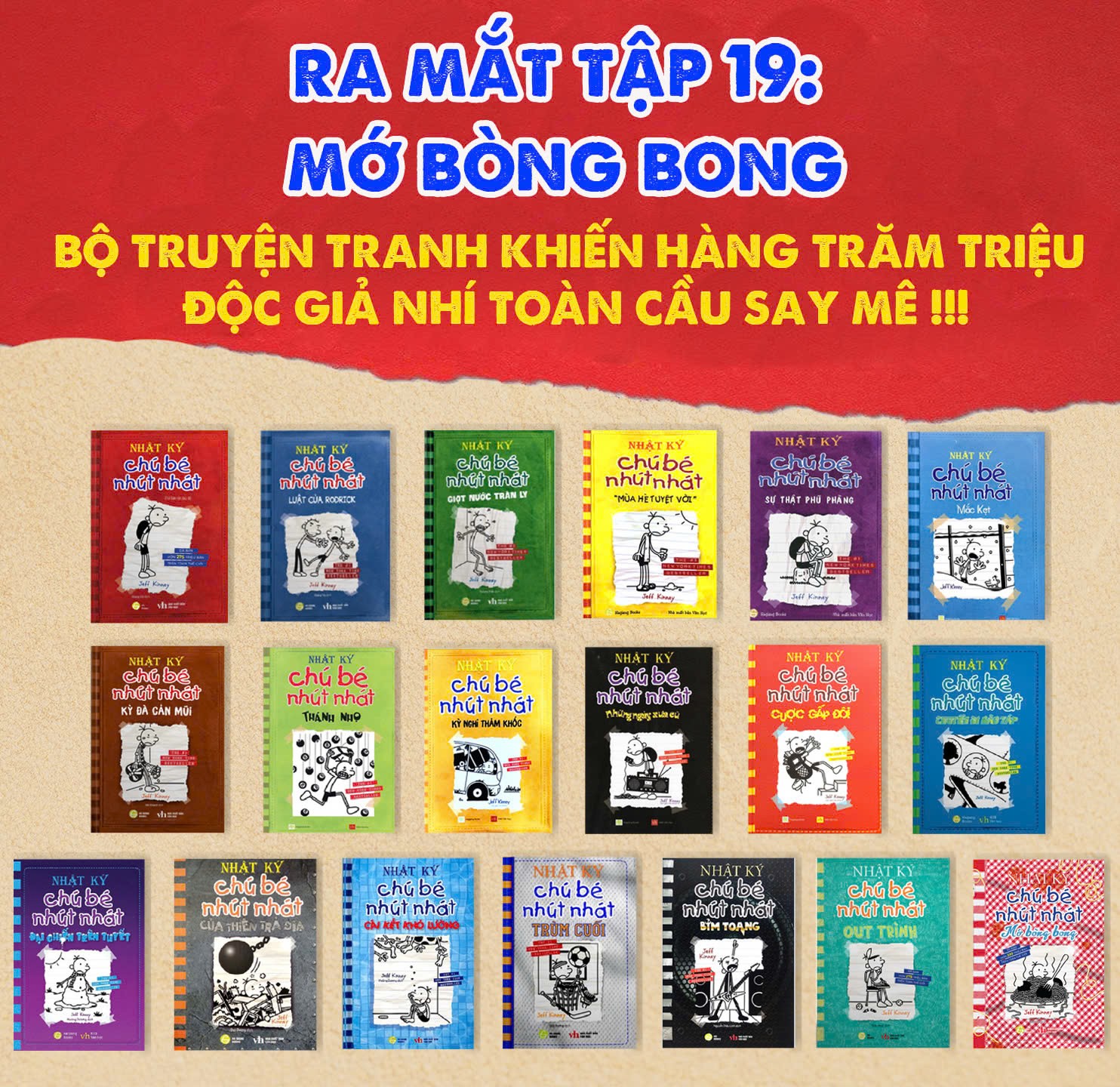 (Combo 19 tập) Nhật Ký Chú Bé Nhút Nhát – Hà Giang Books